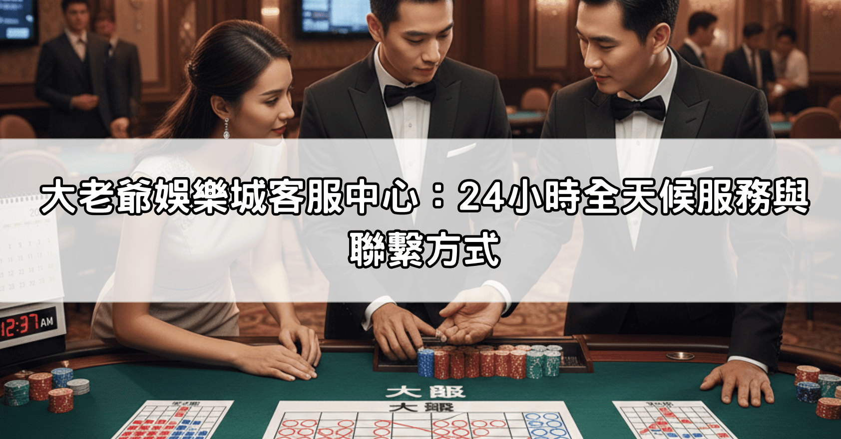 大老爺娛樂城客服中心：24小時全天候服務與聯繫方式